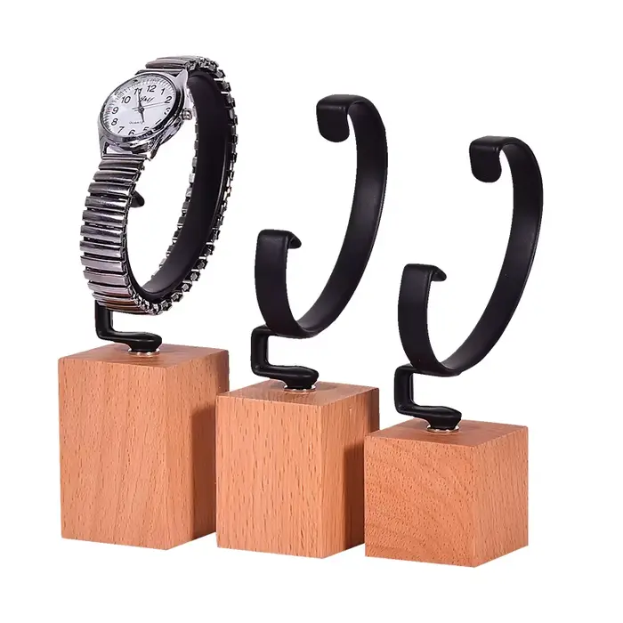 Présentoir de montre en bois haut de gamme