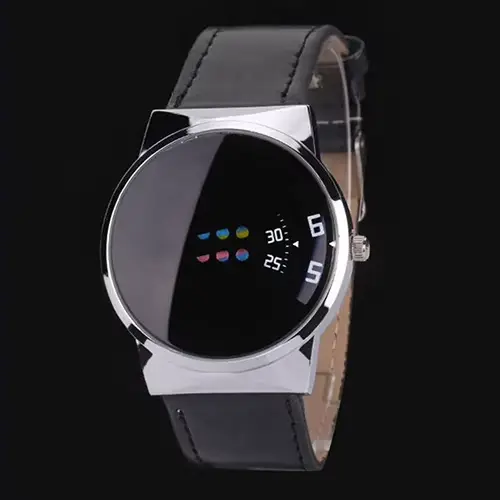 Montre numérique mobile unisexe pour hommes et femmes