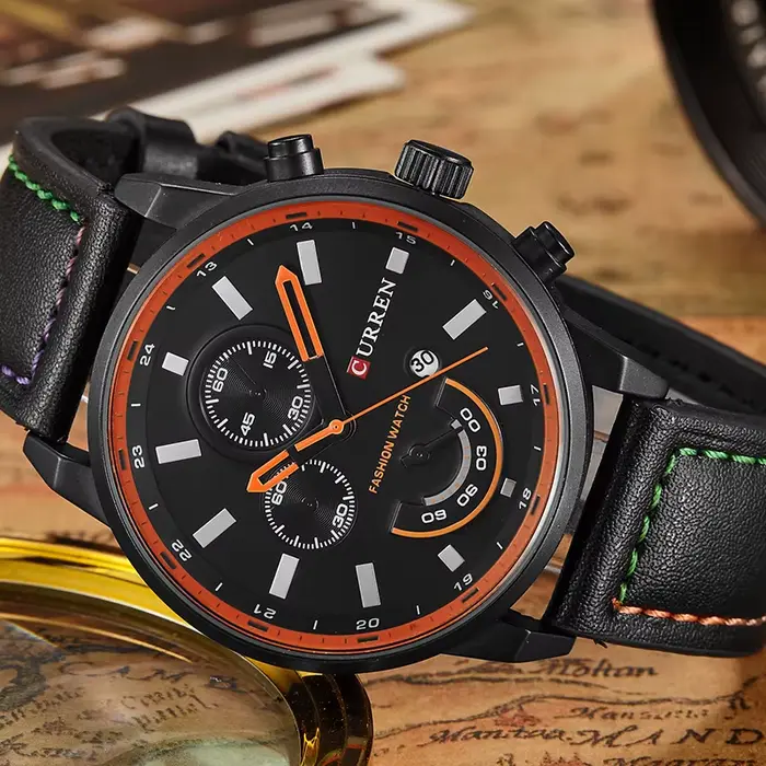 Montre Curren Quartz homme élégante avec mouvement à quartz résistante à l'eau pour homme style fashion et casual occasions spéciales