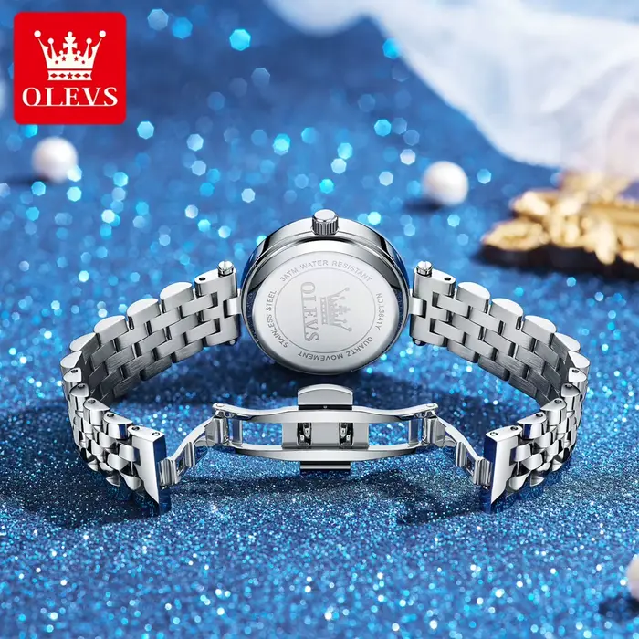 OLEVS luxe haut marque femmes montres élégant mode ciel étoilé cadran montre à Quartz