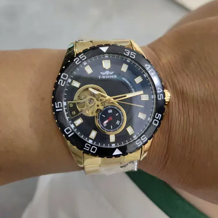 Forsining luxe hommes montres mécaniques Concept de mode cadran décoratif décontracté militaire sport montre-bracelet