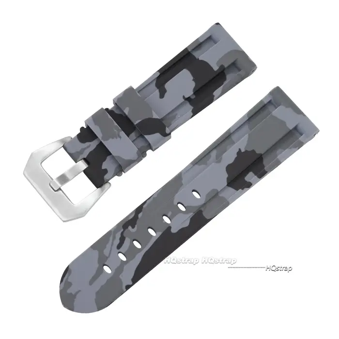 Bracelet de montre en caoutchouc pour Panerai