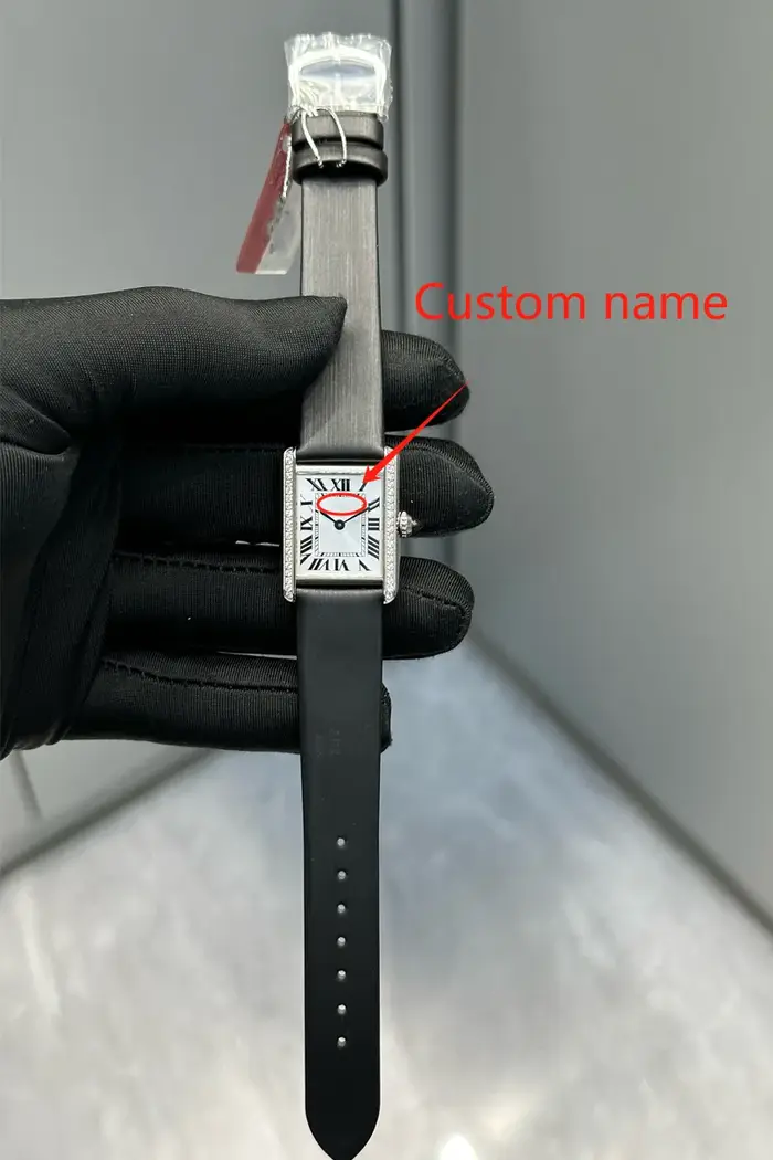 Montres pour hommes de luxe carrées 1:1 personnalisées