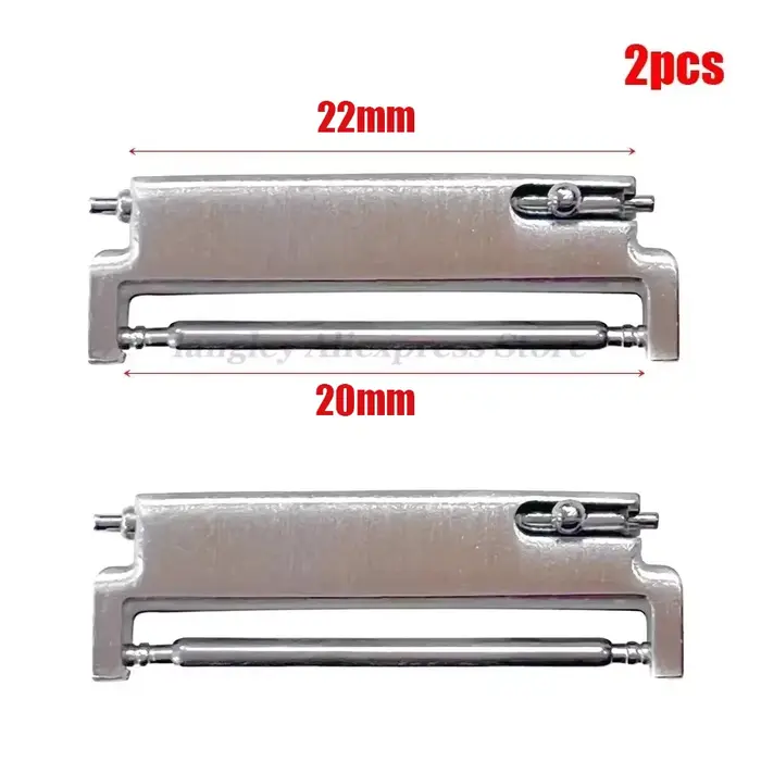 1 paire d'adaptateur de bracelet de montre 18mm à 20mm 22mm