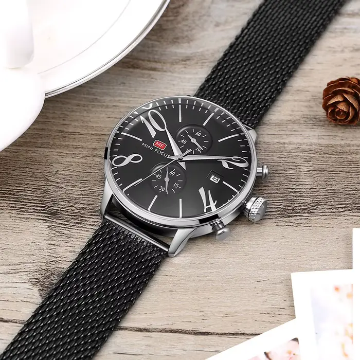 Montres chronographes à quartz MINI FOCUS pour hommes