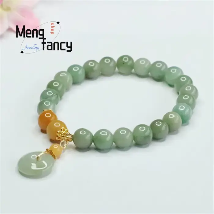 Bracelet en jadéite naturelle pour jeunes filles