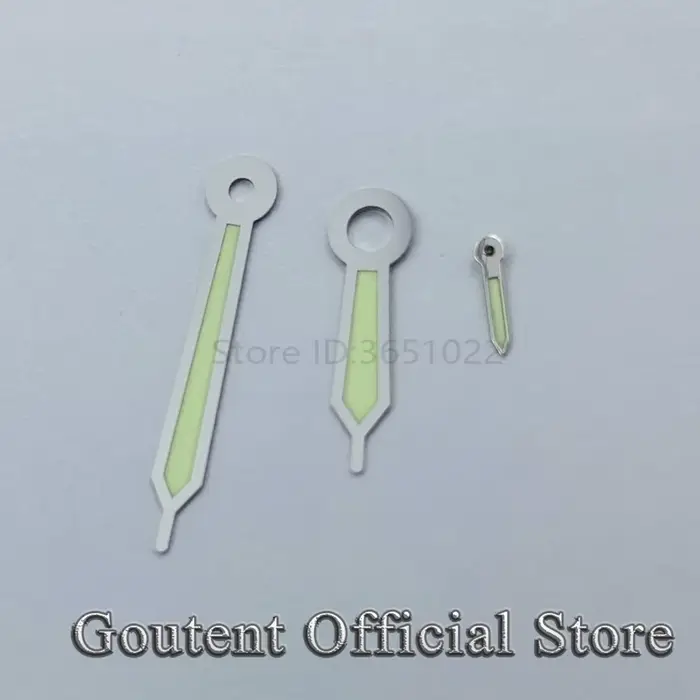 Goutent – aiguilles de montre noires, or et argent, vertes lumineuses, adaptées au mouvement 6497,64