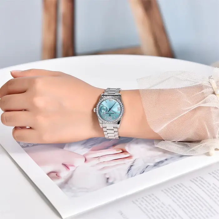 PAGANI uco-Montre-bracelet à quartz étanche pour femme