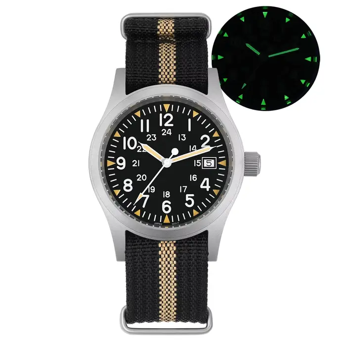 2025 Militado ML05 38mm montre pour hommes Ronda 515 mouvement à Quartz montre dôme saphir haute tra