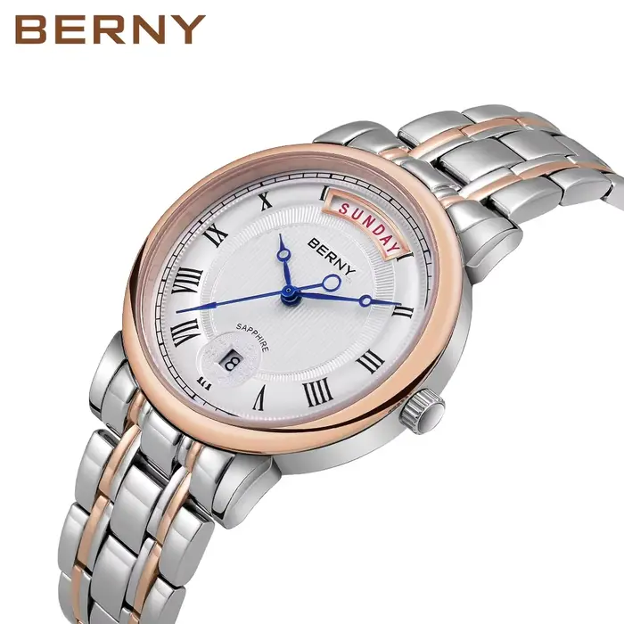 BERNY montre à Quartz pour femmes mouvement VJ45