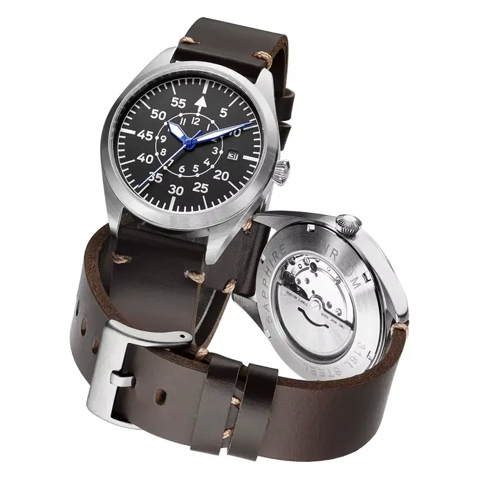 Montre automatique de pilote Flieger A Type B Aviateur Field Reloj Piloto Relogio Orologio Pilota Mo