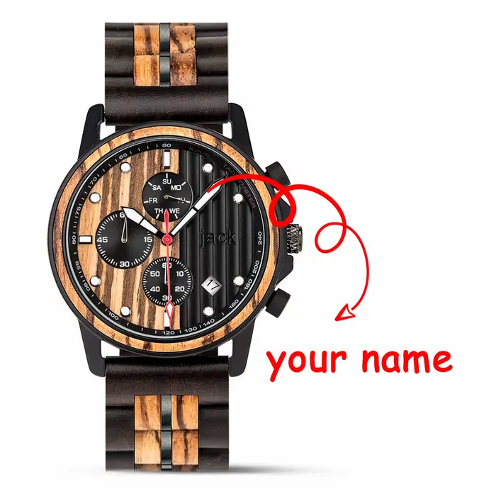 DODO DEER – montre à Quartz en bois naturel