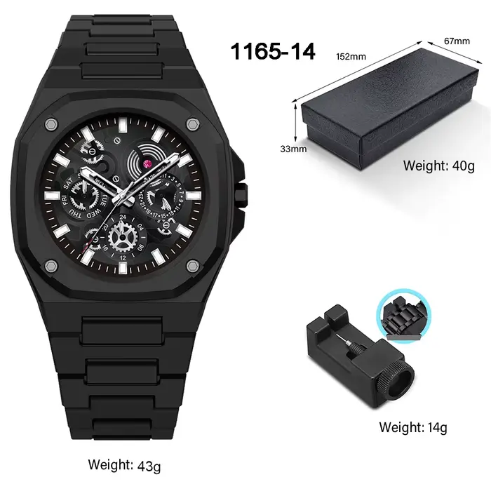 Montres d'affaires de luxe pour hommes