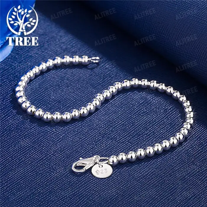 Bracelet à breloques en argent Sterling 925