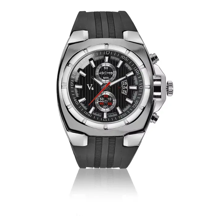 V6 marque de luxe armée montre militaire hommes