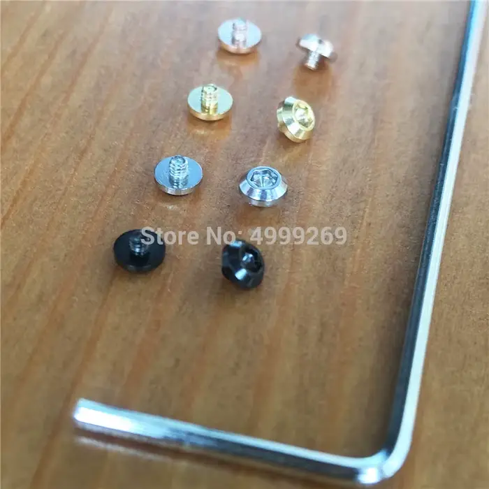 Vis de fixation de verre de montre pour homme