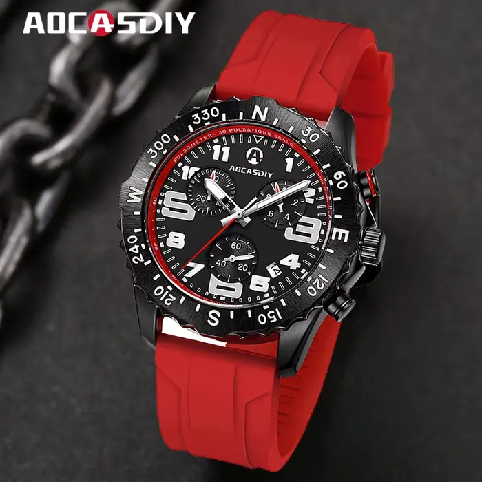 Montre de sport décontractée pour hommes