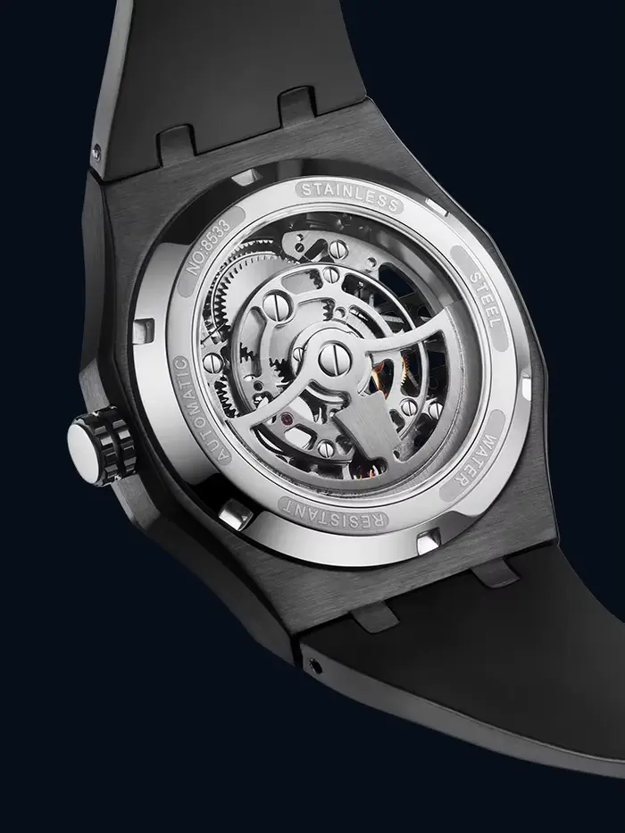 Montre mécanique automatique squelette de luxe AILANG - Montre-bracelet sport lumineuse et étanche pour homme