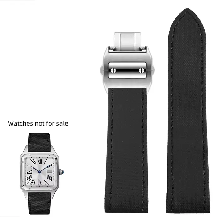 Bracelet de montre en cuir pour homme