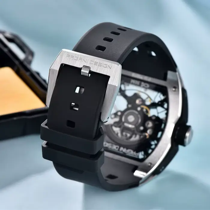 PAGANI DESIGN YS018 nouveau 42MM montre-bracelet mécanique automatique mode décontracté squelette saphir montre en acier inoxydable pour hommes cadeau