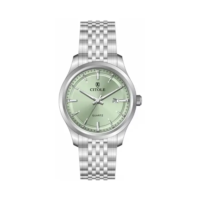 Montre pour homme avec cadran doré de 42 mm, mouvement à quartz TMI PC32, calendrier, bracelet en acier inoxydable, montres de luxe haut de gamme, cadeau pour homme 2026