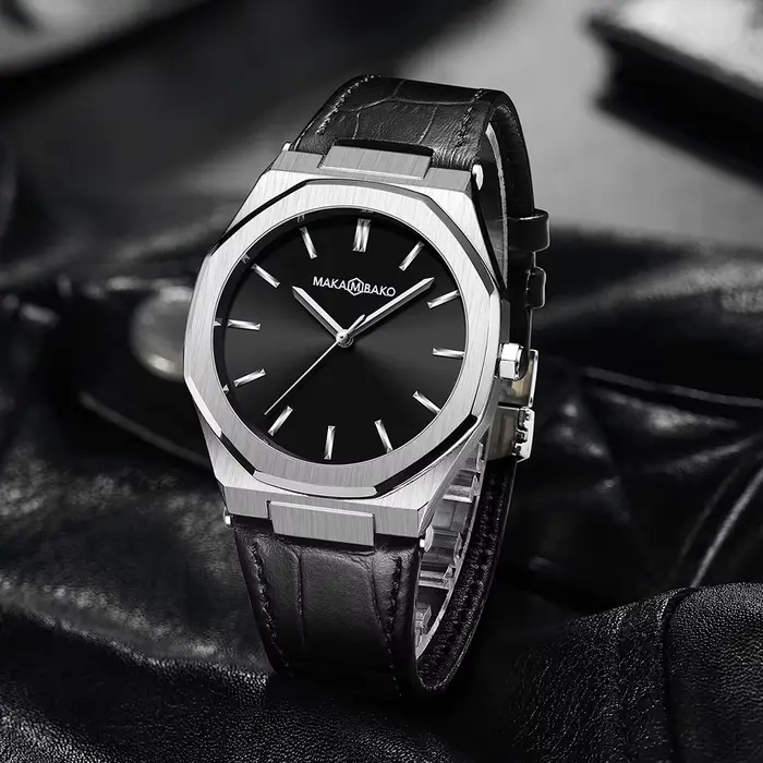 Montre d'affaires homme VA VA VOOM mouvement Miyota 2035 résistante à l'eau pour hommes occasions spéciales quartz élégante robuste à offrir