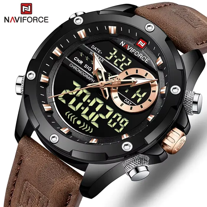 Montre militaire étanche homme avec cadran lumineux et fonction LED pour activités sportives et exploration