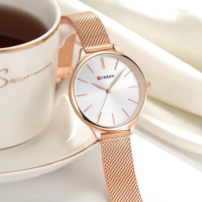 Montre à quartz ultra-fine CURREN 9024 pour femmes
