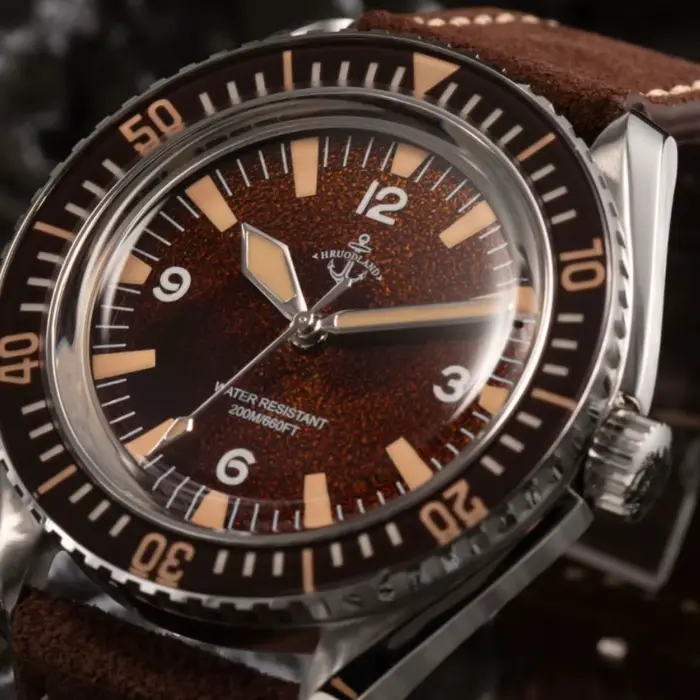 Hruodland 2026 nouvelle montre mécanique automatique rétro pour homme 41MM