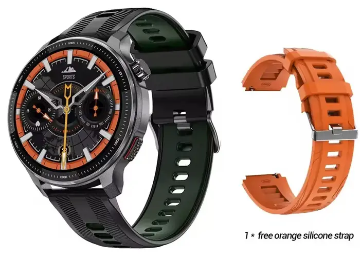 Montre intelligente Zbna avec suivi de fitness, étanchéité à vie et cadrans personnalisables pour homme activités sportives et nautiques