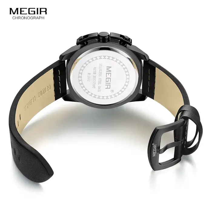 Megir – montre-bracelet à Quartz analogique pour hommes