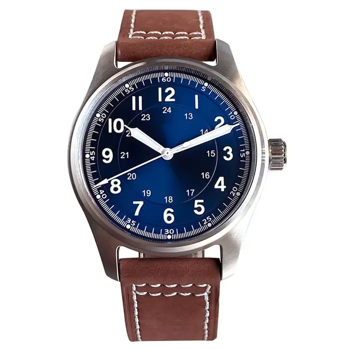 Tandorio Business 39mm pilote rétro montre mécanique automatique pour Miyota 8215/PT5000 200m étanche saphir cristal verre Lume