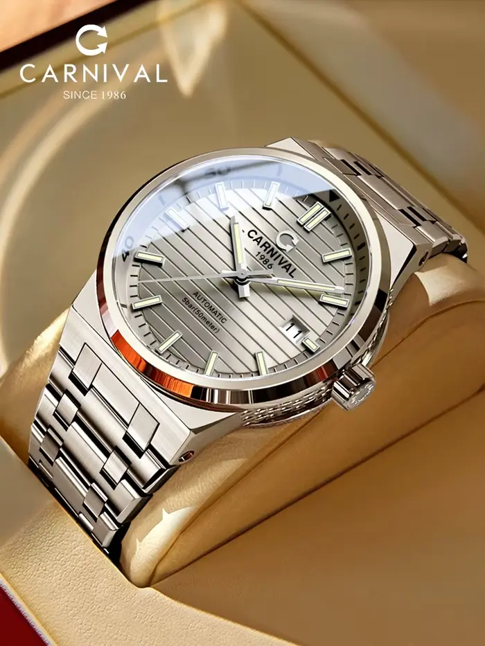 IW japon mis5 mouvement Sport hommes montre gris automatique mécanique montres haut de gamme de luxe étanche lumineux Date