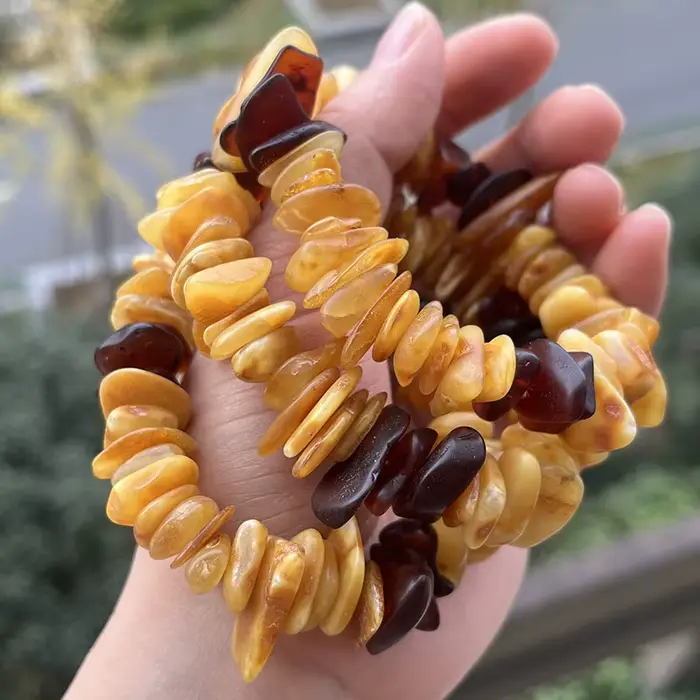 Bracelets en ambre véritable