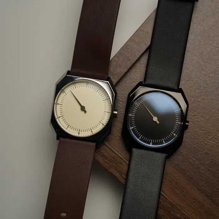 SKU – montre rétro à un pointeur pour hommes, montre à Quartz carrée de Style Vintage, Design Unique