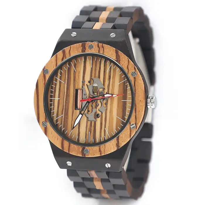 Grande réduction ! Montre en bois de luxe - Accessoires de mode classiques et élégants