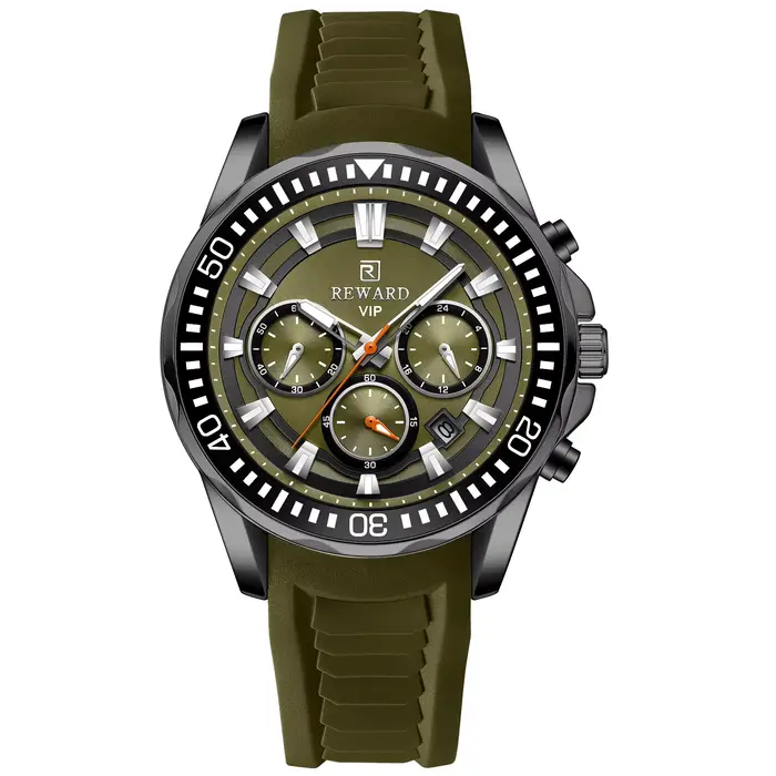 Nouvelle montre homme populaire à six aiguilles, toutes fonctions, chronographe, affichage analogiqu