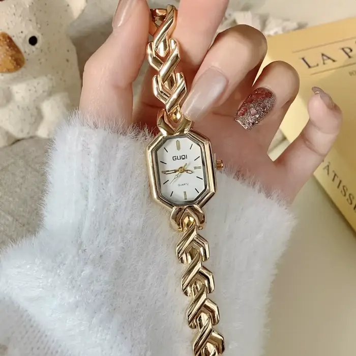 Mode vert carré femmes montres dames montre à Quartz femme or montre-bracelet décontracté dame horloge Relogio Feminino