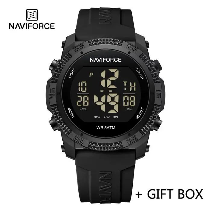 NAVIFORCE NF7104 montre numérique hommes militaire Sport chronographe montre-bracelet chronomètre ét