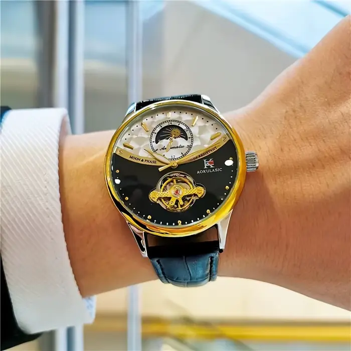 Montre mécanique automatique classique et élégante pour homme