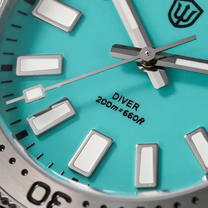Montre à Quartz Watchdives WD1965 V2 Acier Inoxydable Luminous et Étanche pour Hommes Occasions Spéciales Plongée Mode Casual