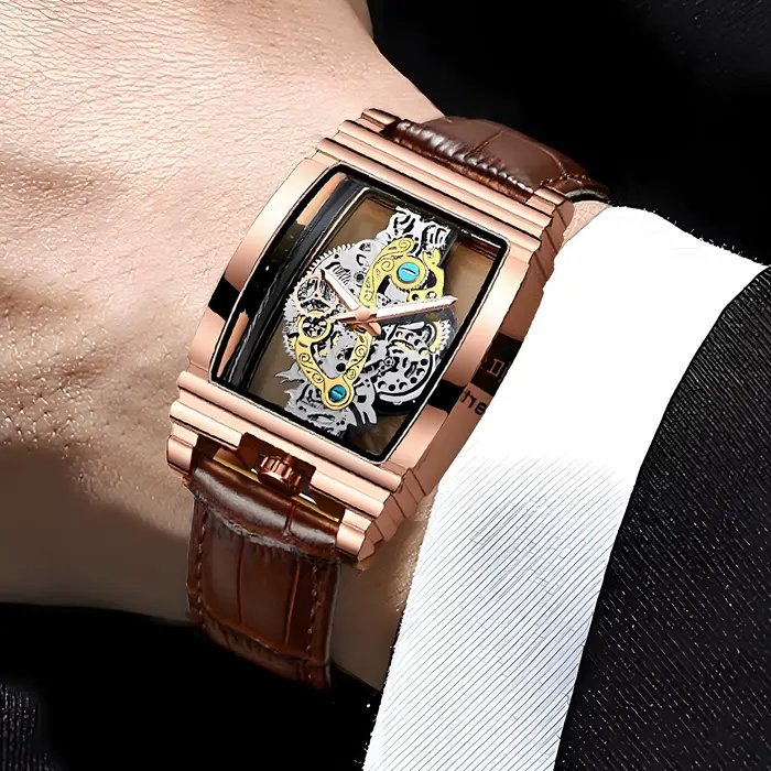 Montres à quartz vintage précises BINBOND pour hommes
