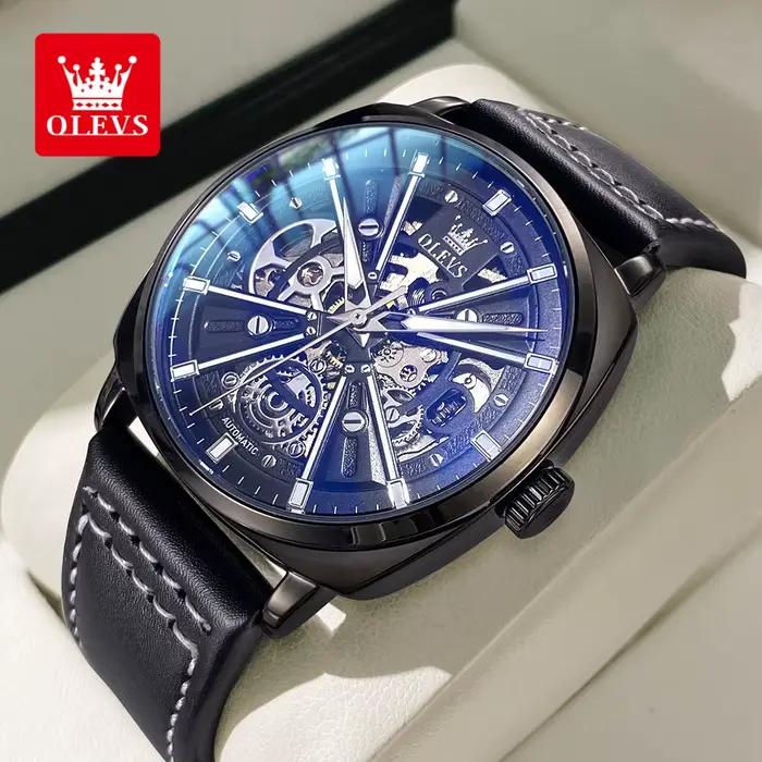 OLEVS 6685 montre pour hommes mécanique automatique Original haut de gamme montres
