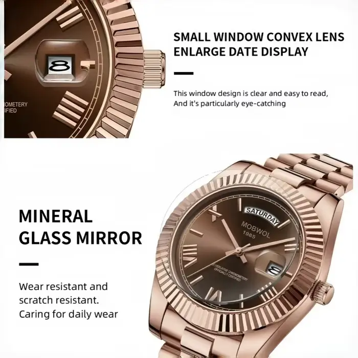Montre suisse MOBWOL pour homme