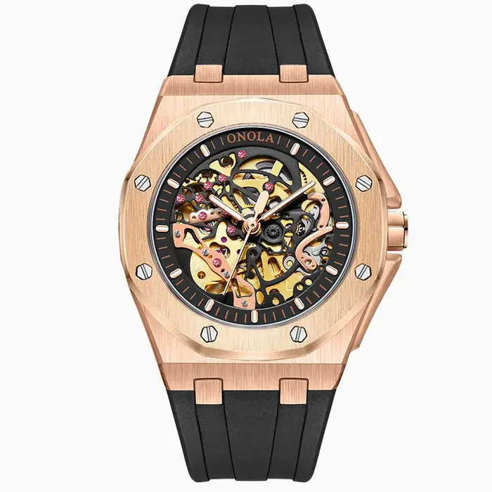 ONOLA montre haut de gamme sport de luxe hommes montre-bracelet étanche automatique montres mécaniques Relogio Masculino