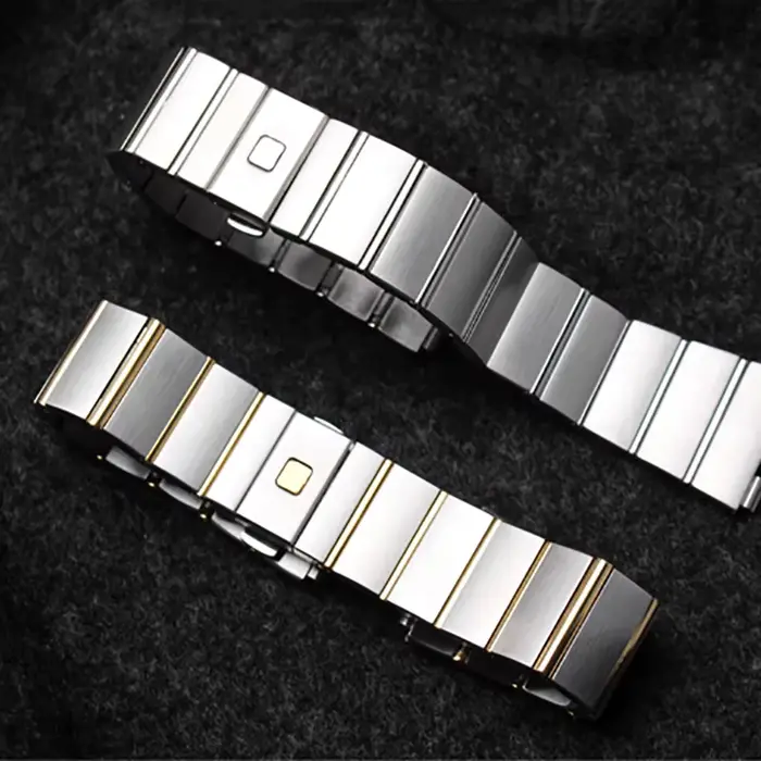 Bracelet de montre en acier inoxydable pour hommes et femmes