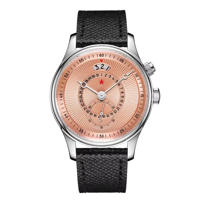 Montre pour hommes Red Star 40mm Premium avec mouvement mouette ST1716 calendrier étanche 3ATM montr