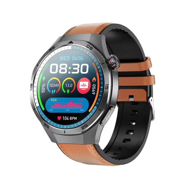 Montre intelligente ET456 MONTRE SPORT au poignet alliage avec cadrans multiples pour suivi fitness et bien-être unisexe-adulte