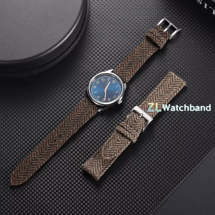Bracelet de montre tissé 18mm 20mm 22mm pour Omega pour Seiko