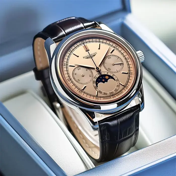 Montre pour homme, montre à quartz rétro personnalisée